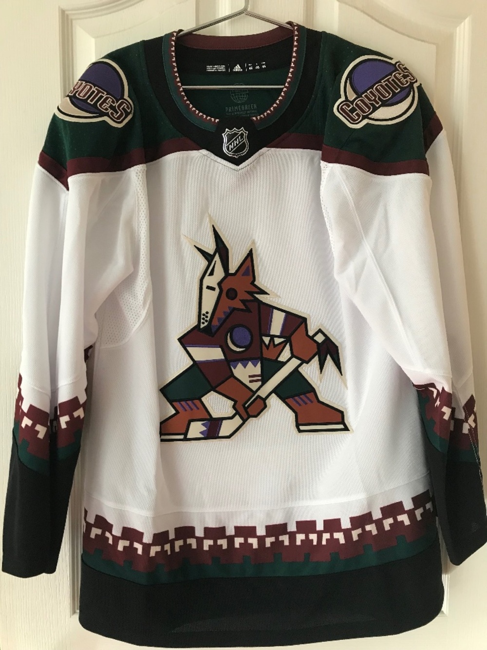Adidas Arizona Coyotes Prime Green Away  Jersey - Size 46